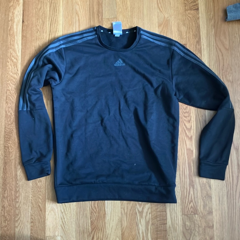Black adidas sweatshirt medium